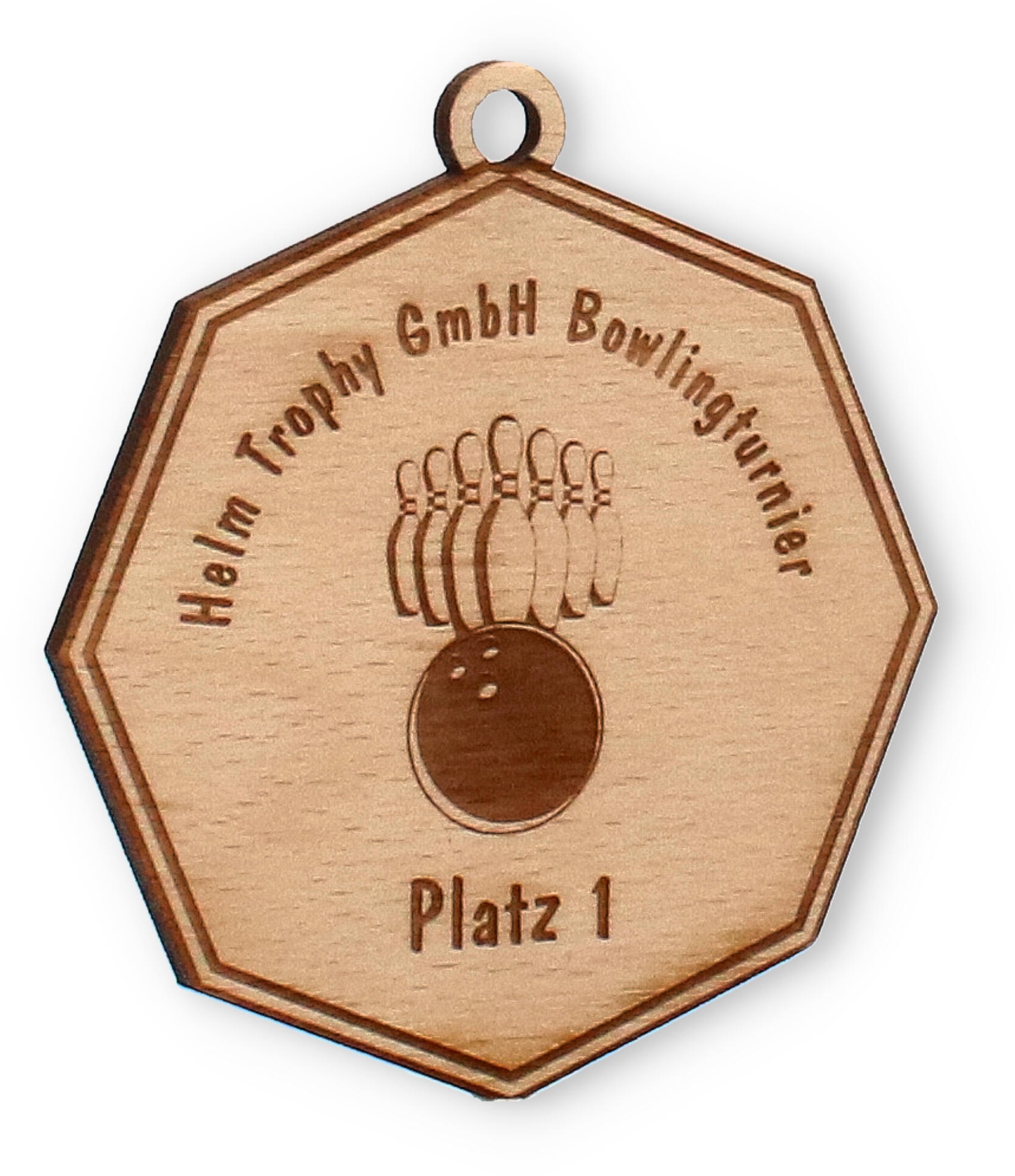 Holzmedaille Gerd Buche in Größe 8,0cm