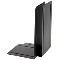 Alco Buchstütze Metall 130x240x140 mm Schwarz 2 St.