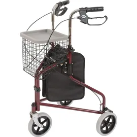 Drive Medical TriWalker Rollator rot