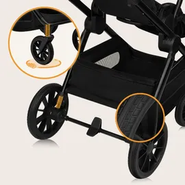 lionelo Layla 3-in-1 Kombikinderwagen Black Onyx