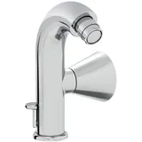 Vitra Liquid Einhebel-Bidetmischer mit Ablaufgarnitur Chrom A42758
