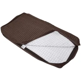 Homescapes Sitzkissen 100 x 50 x 10 cm braun 1 St.