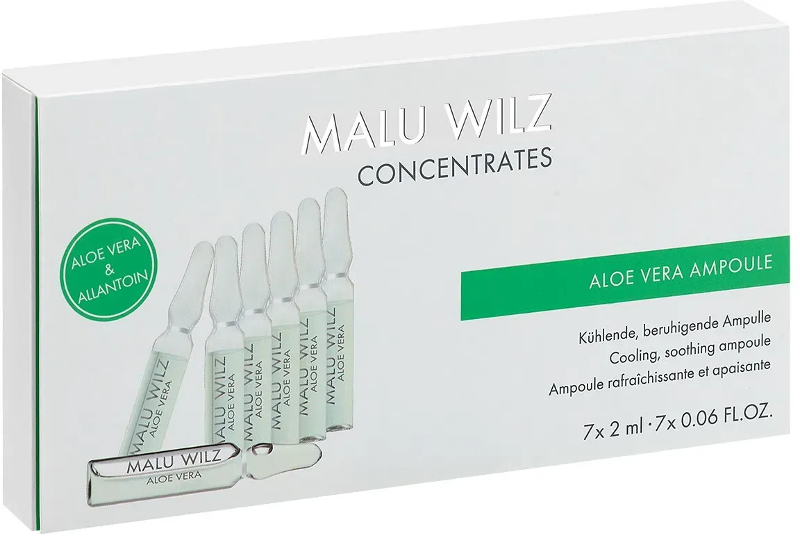 Aloe Vera Ampullen Set Packung mit 7 x 2 ml