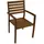 DEGAMO Nizza Gartensessel 55 x 51 x 89 cm braun