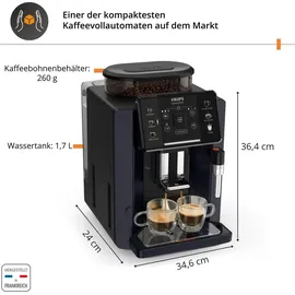 Krups Sensation EA910810 Kaffeevollautomat schwarz