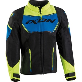 IXON Striker Air Jacke - Black / Blue / Yellow - 6 Jahre