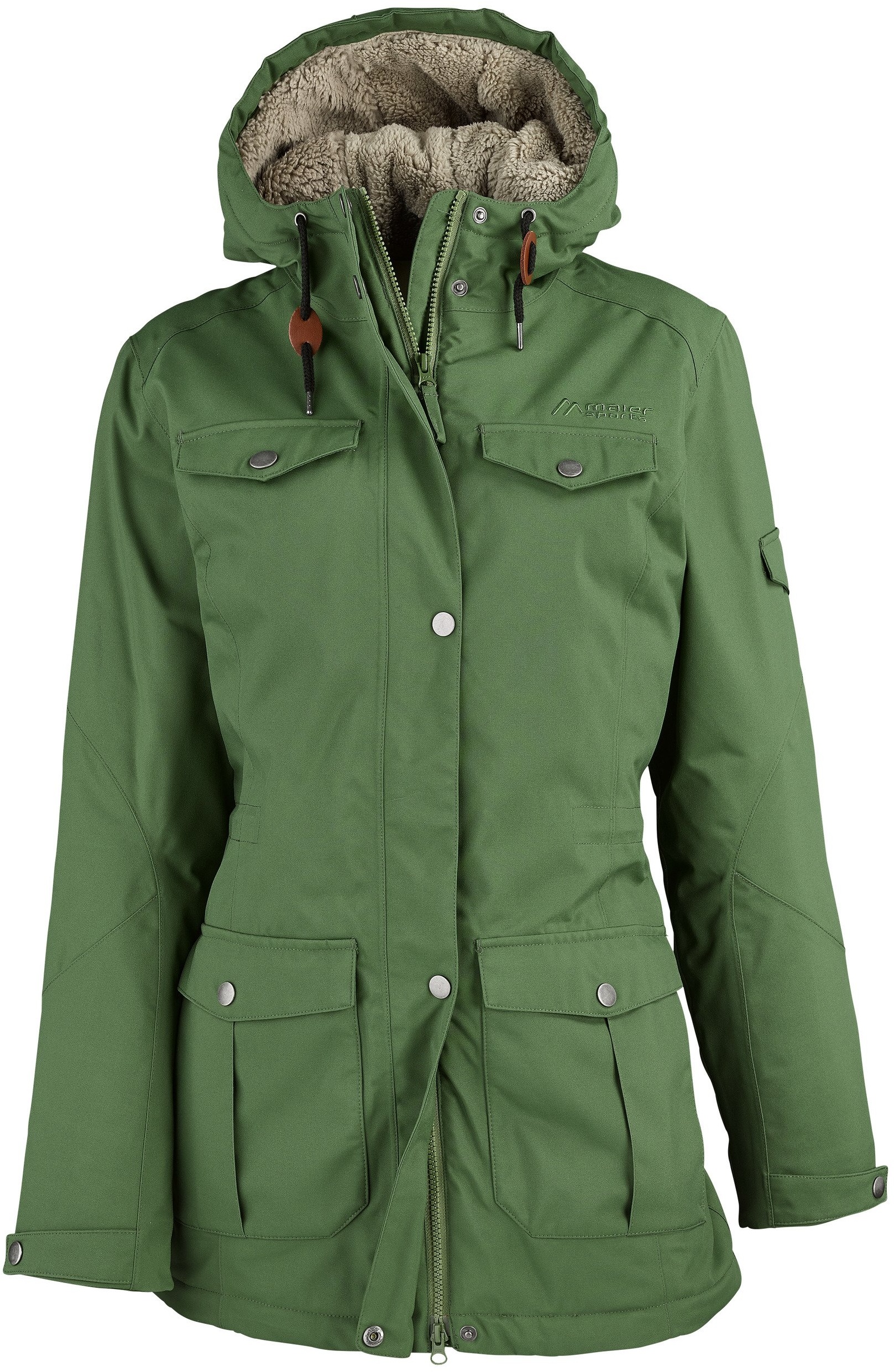 Maier Sports Parka Nayla, millitary green, 42