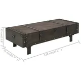 vidaXL Couchtisch Sperrholz Vintage-Stil 120x55x35 cm