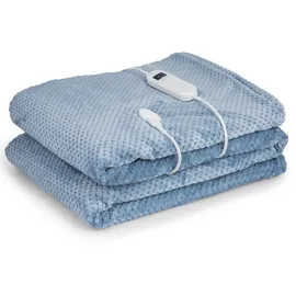 Klarstein Dr. Watson Deluxe XXL Heizdecke 200 x 180 cm Blau