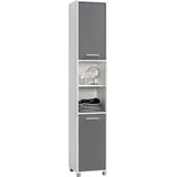 Procontour Betty Hochschrank 35 x 192 x 34 cm Grau