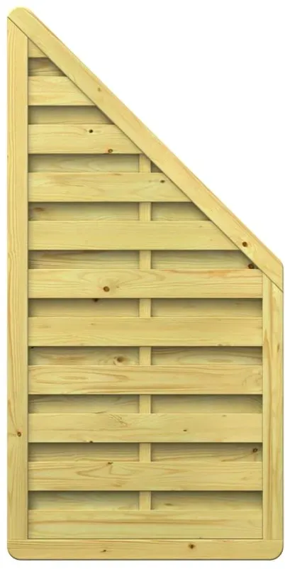 TraumGarten Sichtschutzzaun Holz XL Anschluss Sichtschutz Lamellenzaun