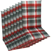 GO-DE Sitzauflage GO-DE, rot, B:48cm H:5cm T:108cm, Baumwolle, Polyester,