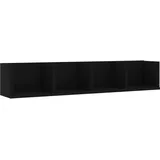 vidaXL Wandregal 100 x 18 x 18 cm Schwarz