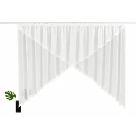 MY HOME »Eby« Kräuselband 1 Stk. tlg. Gardine, Fertiggardine, transparent,