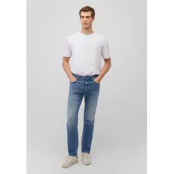Straight-Jeans MAVI "MARTIN", Herren, Gr. 32, Länge 34, true blau vintage comfort, 99% Baumwolle, 1% Elasthan, klassisch, gerade lang, Jeans, Straight Jeans