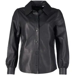 Lederjacke MAZE "42023033", Damen, Gr. M, schwarz, 100% Lammleder, Jacken