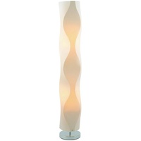 SalesFever Stehlampe »Hedda«, 2 flammig-flammig, Knitterform, weiß