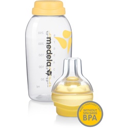 Medela, Babyflasche, Calma Muttermilchflasche mit Milchflasche (250 ml)