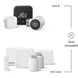 tado° TADO Quattro Pack X smartes Heizkörperthermostat, Weiß