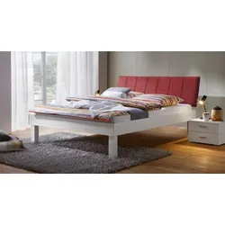 Bett Sierra 140x210 cm Weiß modern