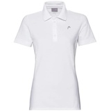 Head Freizeit-Polo (100% Baumwolle) weiss Damen