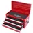KS Tools Werkzeugtruhe Stahl 508 x 255 x 303 mm rot mit 3 Schubladen