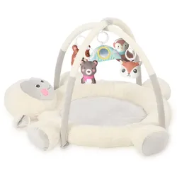 Lorelli Spielbogen Mary Krabbeldecke 95 x 95 cm Spielfiguren Spiegel ab Geburt weiß