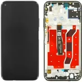 OEM Display-Einheit + Rahmen für Huawei P40 Lite schwarz Display Huawei P40 Lite), Mobilgerät Ersatzteile, Schwarz