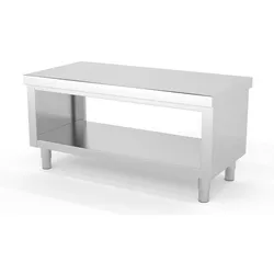 IDEACER Neutraler Standard-Zentralschrank, offen auf 2 Seiten (Durchreiche) 1000x600x600mm.