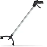 Relaxdays Müllgreifer Universal 88 cm Schwarz/Silber