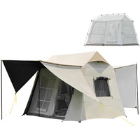 EULANT 2-Layer Camping Verdunkelungszelt mit Projektionswand, Dachzelt für 3-4 Personen mit 2 Räumen, luxuriöses wasserdichtes Zelt mit Aluminiumrahmen & Automatic Quick Up System, 2.3x2.6x1.9m
