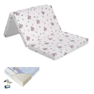 Lorelli Babymatratze Classic faltbar 120 x 60 x 5 cm Bezug waschbar Schaumstoff blau
