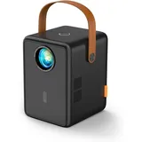 【Elektrischer Fokus】 Beamer 5G WiFi Bluetooth FunFlix G1 Mini Beamer 1080P Full HD Video Beamer 300-Zoll Intelligenter Zoom Kompatibel mit Smartphone/TV Stick/HDMI/AV/USB