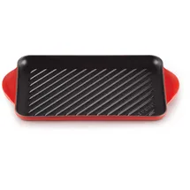 Le Creuset Grillplatte 32x22cm, Pfanne, Rot