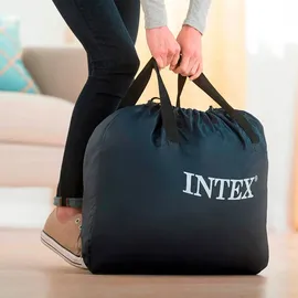 Intex Dura Beam Deluxe Ultra Plush Luftmatratze - Grey - 152 x 236 x 86 cm