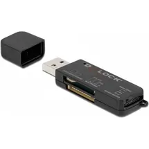 DeLock SuperSpeed USB Card Reader für SD / Micro SD / MS Speicherkarten