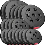 Kunststoff Hantelscheiben-Set 60 kg 2 x 10 kg; 4 x 5 kg; 4 x 2,5 kg; 8 x 1,25 kg