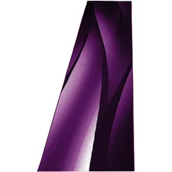 Teppich Kurzflor Ombre-Verlauf Polypropylen Wohnzimmer Violett Läufer 80x300 | Kadima Design