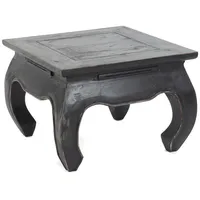 DESIGN DELIGHTS OPIUMTISCH Schwarz, Holz, 50x35x50 cm, Wohnzimmer, Wohnzimmertische,