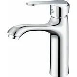 Lablanc - Badezimmer-Wasserhahn, Messing-Waschtischarmatur, Badezimmer-Wasserhahn, Einhebelmischer für Kalt- und Warmwasser, mit flexiblem