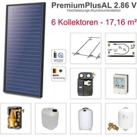 solarbayer� Solarbayer PremiumPlusAL Solarpaket 6 Ziegel Bruttofläche 17,16 m2 vertikal
