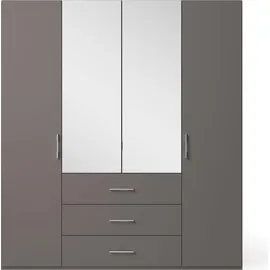 Set One by Musterring Drehtürenschrank Henderson 201 x 223 x 60 cm Grau