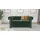 s-style möbel CHESTERFIELD-SOFA 2-Sitzer Nyx Flasche grün Samt