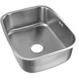 stabilo-sanitär Einbauspüle "Tom", Einbauspülbecken, Edelstahlspülbecken, Spüle, Spülbecken, Edelstahlspüle