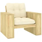 vidaXL Gartenstuhl 20,5 x 72 x 0 cm creme