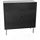 hjh living KARBY K 90 x 95 x 40 cm Schwarz