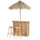 Boltze Hausbar 52 x 265 x 120 cm Bambus