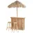 Boltze Hausbar 52 x 265 x 120 cm Bambus
