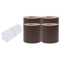 vidaXL Sichtschutz 35 x 19 cm Braun PVC 4 St.
