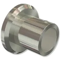 Interdeco Wandlager (Seiten-Wandhalter oder Nischenträger), Edelstahl für 16 mm